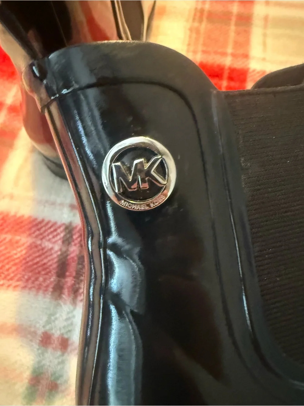 Michael Kors Kids Black Chelsea Rain Ankle Boots
